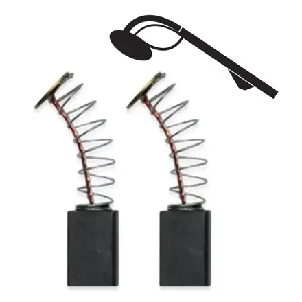 Uhlíky DEDRA pre DED7743