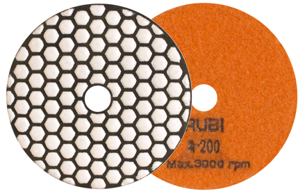 Leštiaci diamantový kotúč RUBI 100 mm - zrnitosť 200 na sucho