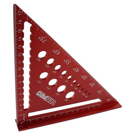 Viacúčelový tesársky uholník 18cm 