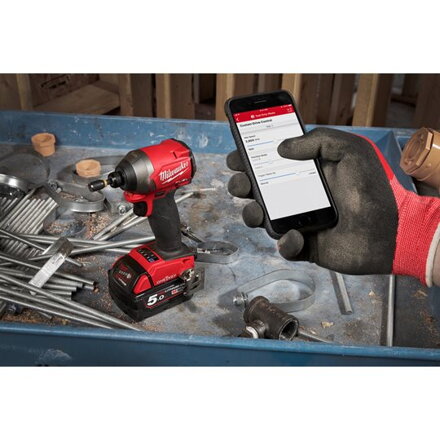 AKU 1/4˝ Hex rázový uťahovák Milwaukee M18 ONE-KEY™ FUEL™ ONEID2-0X