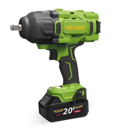 AKU bezuhlíkový rázový uťahovák Procraft PWA80-1b-c