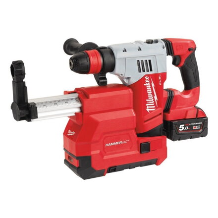 AKU kladivo a vysavač Milwaukee M18 FUEL™ CHPXDE-502C SDS-Plus