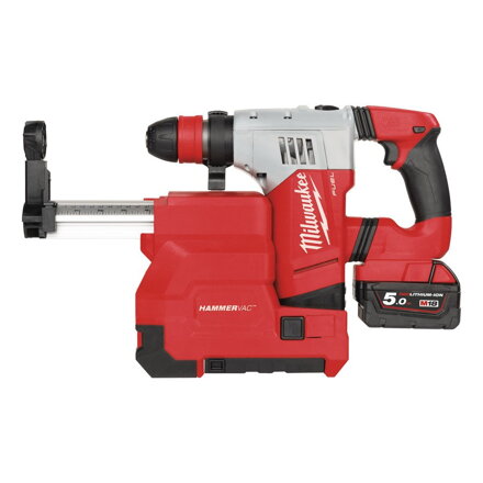 AKU kladivo a vysavač Milwaukee M18 FUEL™ CHPXDE-502C SDS-Plus