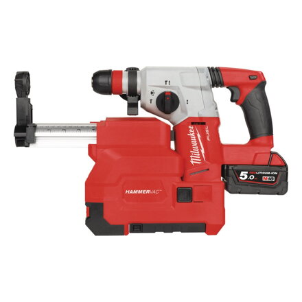 AKU kladivo a vysavač Milwaukee M18 FUEL™ CHXDE-502C SDS-Plus