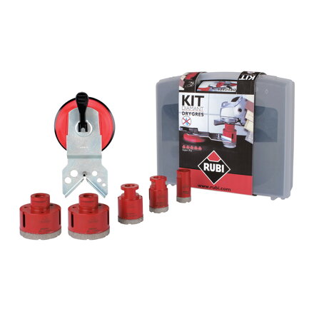 Sada diamantových koruniek RUBI DRYGRES KIT 5