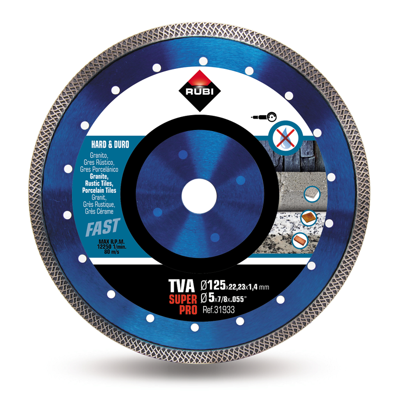 Diamantový kotúč RUBI TVA 125 SUPERPRO Diamantový kotúč RUBI TVA 125 SUPERPRO