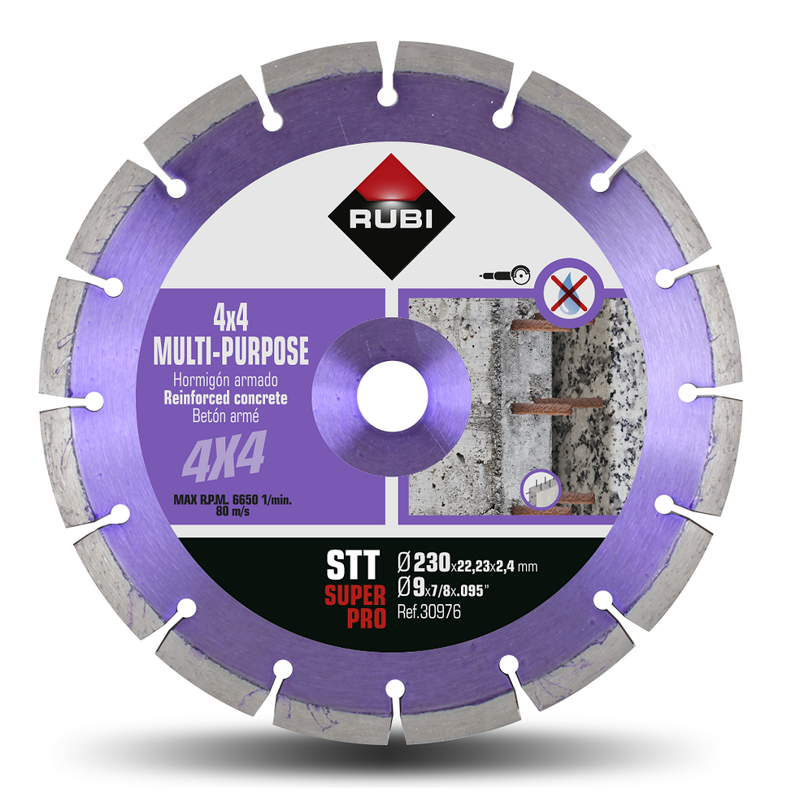 Diamantový kotúč RUBI STT 230 SUPERPRO na železobetón Diamantový kotúč RUBI STT 230 SUPERPRO na železobetón