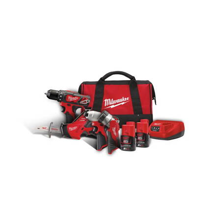 AKU set náradia Milwaukee M12 BPP4A-202B