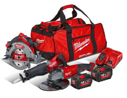 AKU set náradia Milwaukee M18  FUEL™ FHPP3A-122B