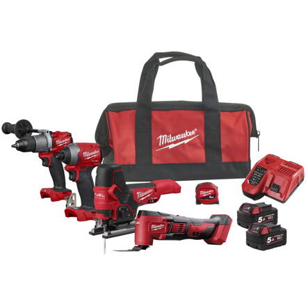 AKU set náradia Milwaukee M18  FUEL™ FPP4F2-502B